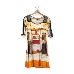 AVENTURES DES TOILES Multicolor Graphic Dress ~ Ayline OLUKMAN RIALTO print